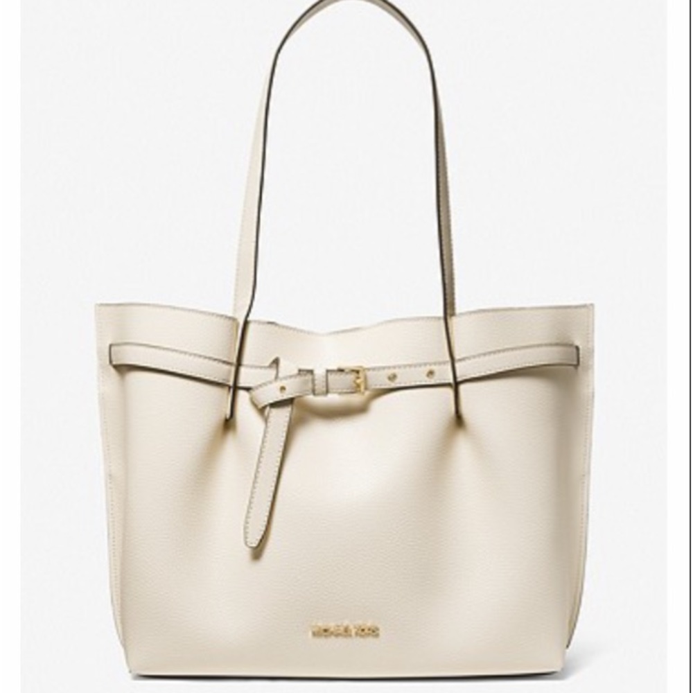 MICHAEL KORS Emilia Large Pebbled Leather Tote Bag